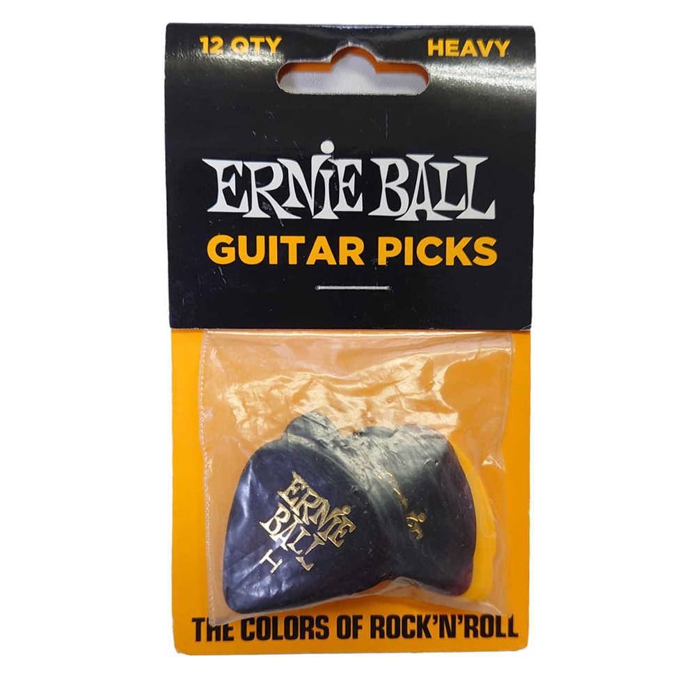 Pack de 12 uñetas Ernie Ball 918012 SIDEMAN H ASST