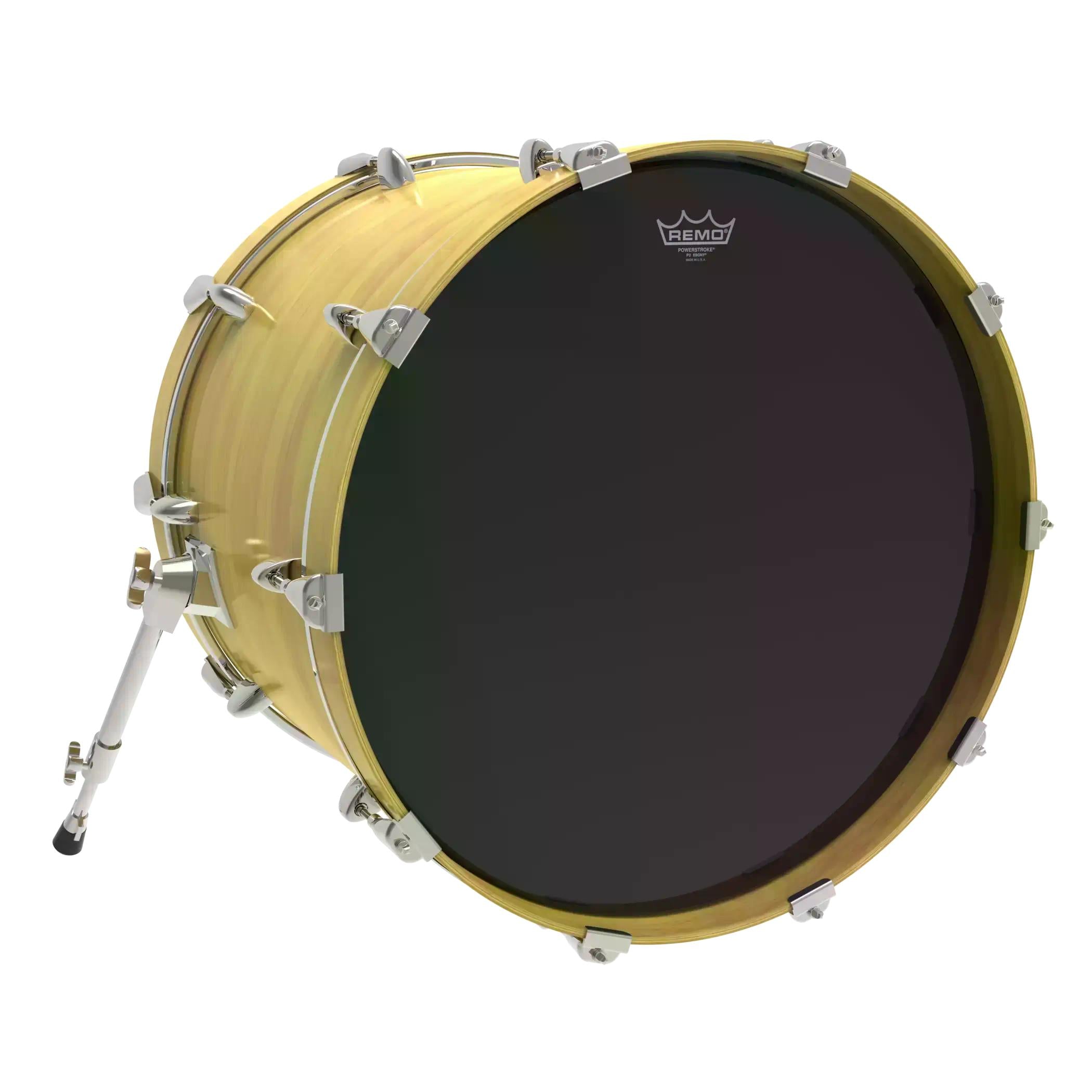 Parche Remo resonante Ebony 20 pulg P3-1020-ES Powerstroke 3
