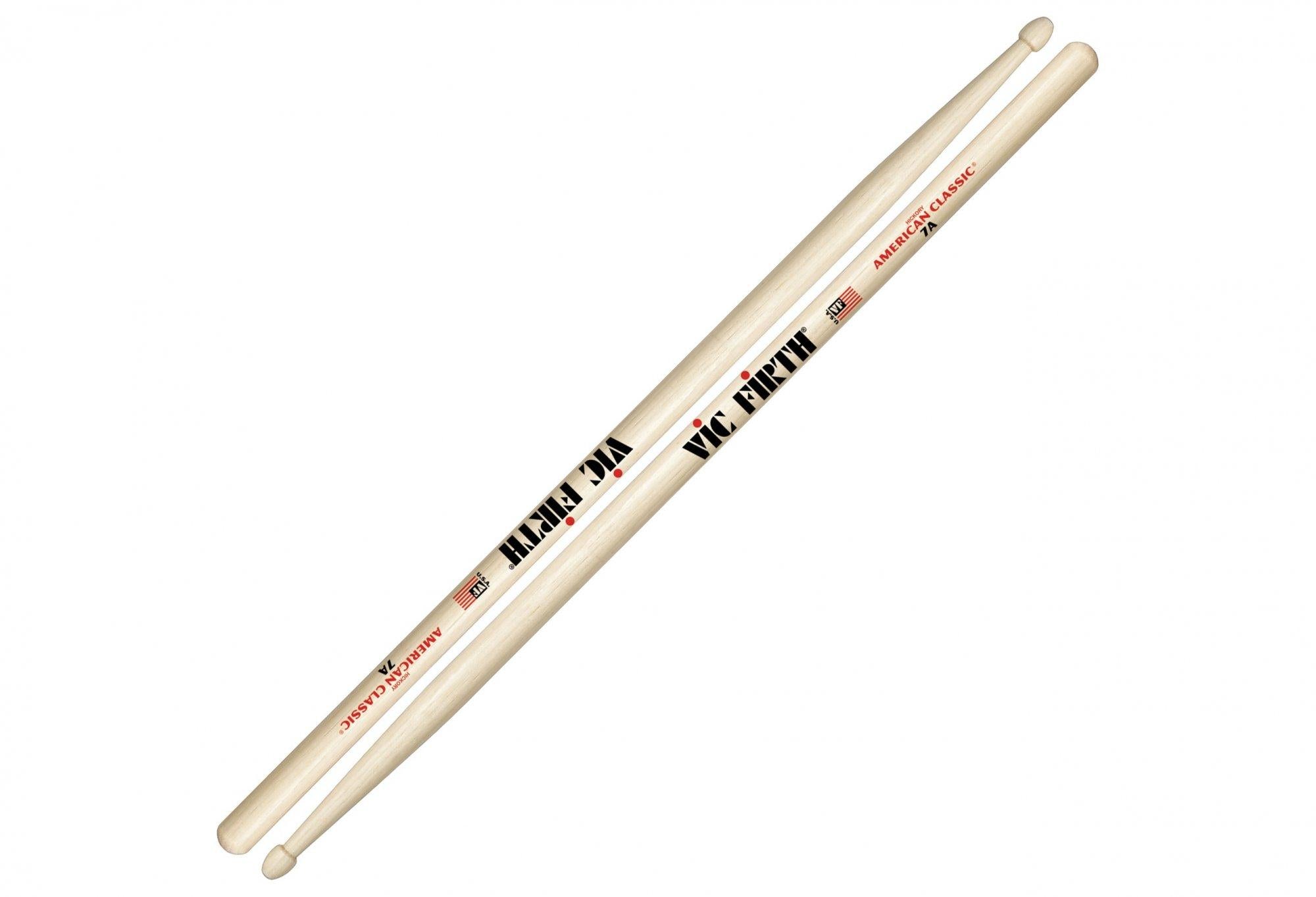 Baqueta Vic Firth 7A American Classic Punta de Madera