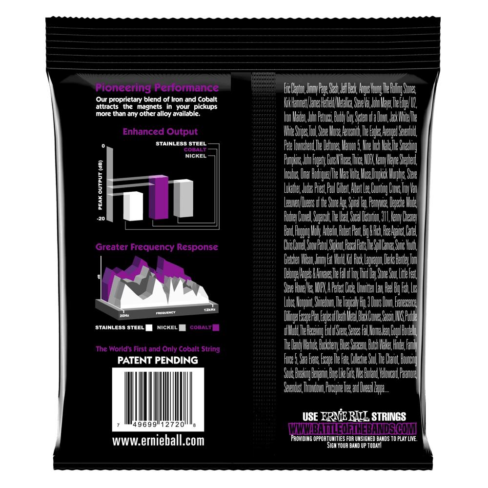 Cuerdas Guitarra Eléctrica 7 Cuerdas Ernie Ball 2729 Cobalt