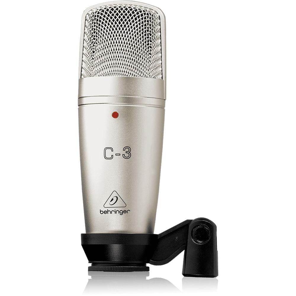 Micrófono Profesional Condensador Behringer C-3 Multipatrón