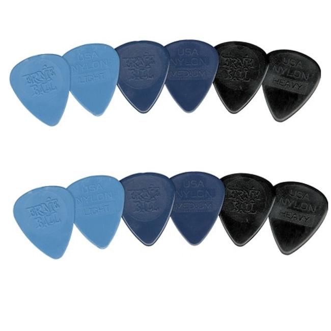 Pack de 12 uñetas 9137 12 NYLON PICKS H Ernie Ball