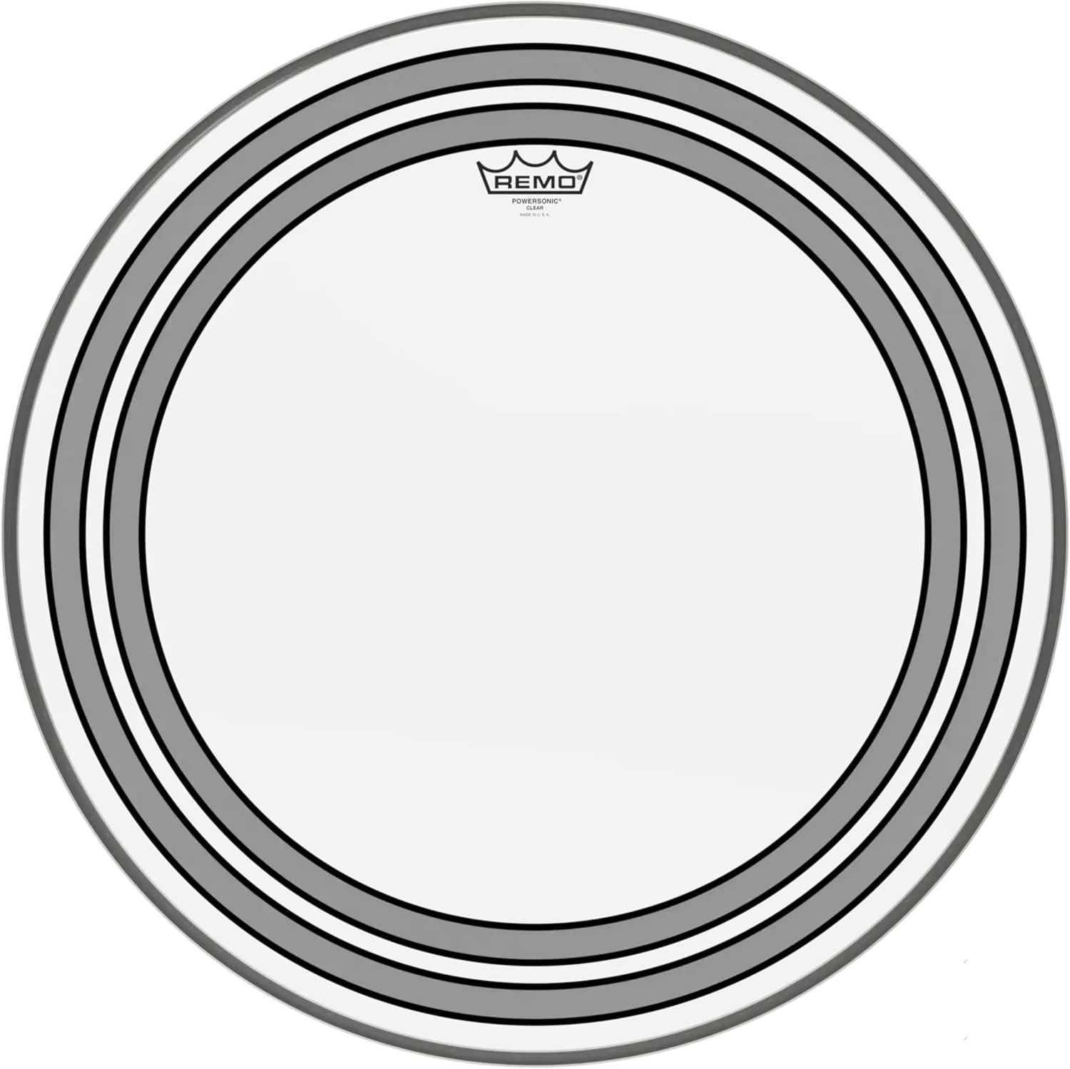 Parche Powersonic Clear Remo PW132200 22 pulgadas