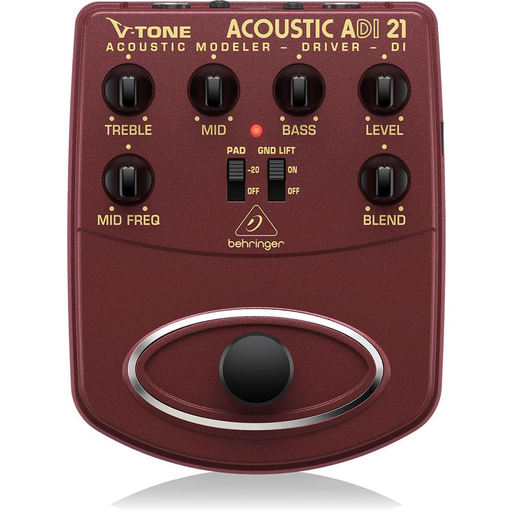 Pedal caja directa para guitarra Acústica Behringer ADI21