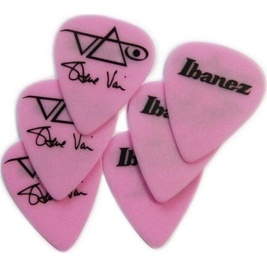 Pack de 6 uñetas Ibanez B1000SV MP Steve Vai rosado