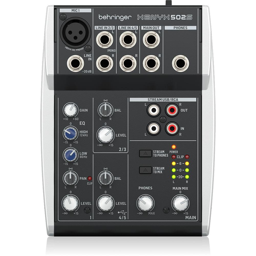 Mixer Análogo Con USB Behringer XENYX 502S