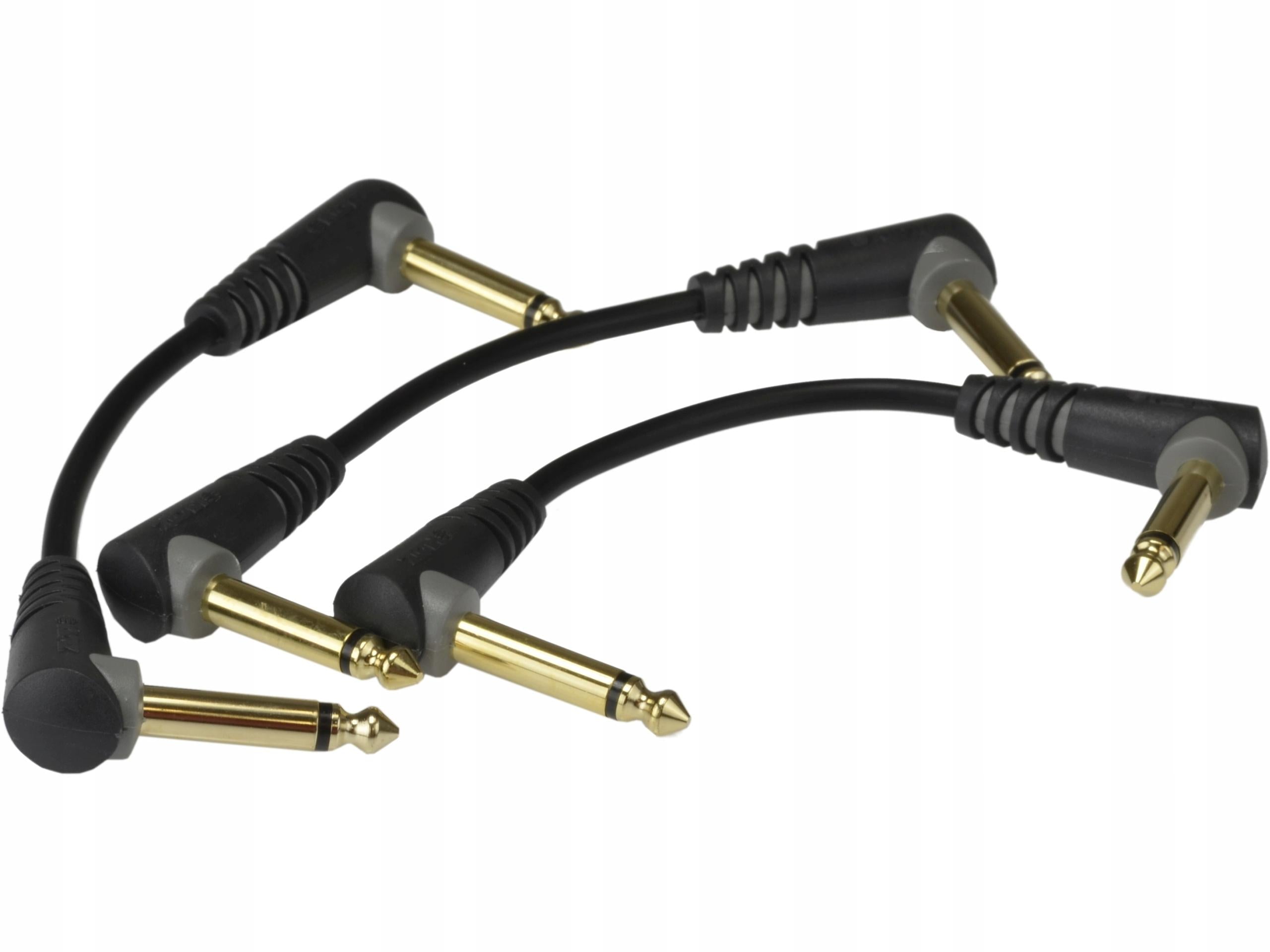 Pack 3 cables patch Klotz para efectos PP-AJJ0015 15 cm