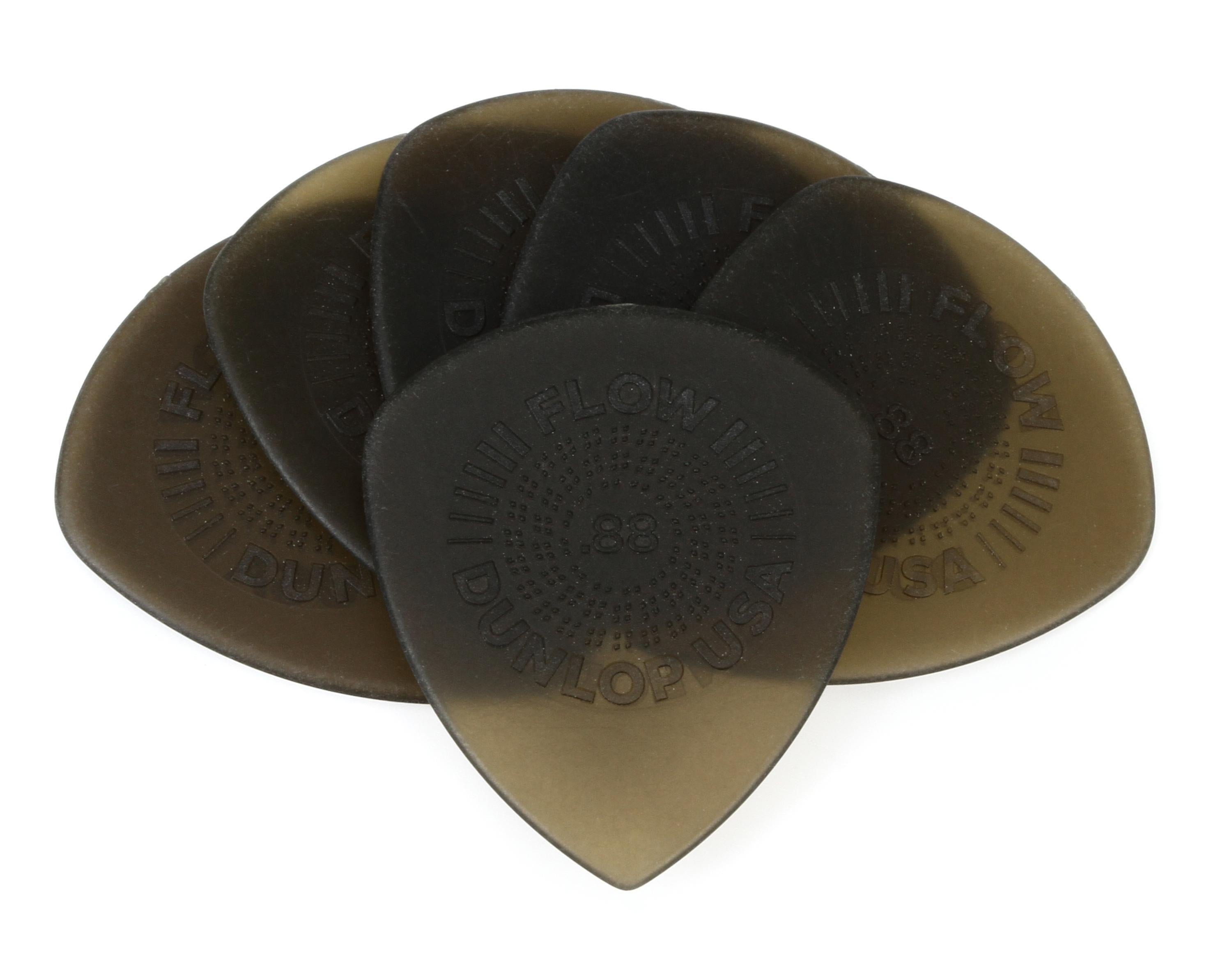Pack uñetas Dunlop FLOW STANDARD GRIP .88MM
