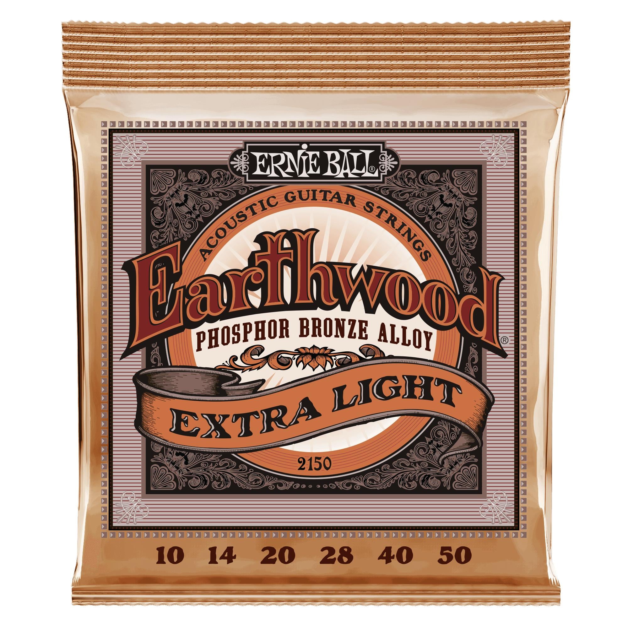 Cuerdas Guitarra Folk Ernie Ball 2150 Earthwood Extra Light