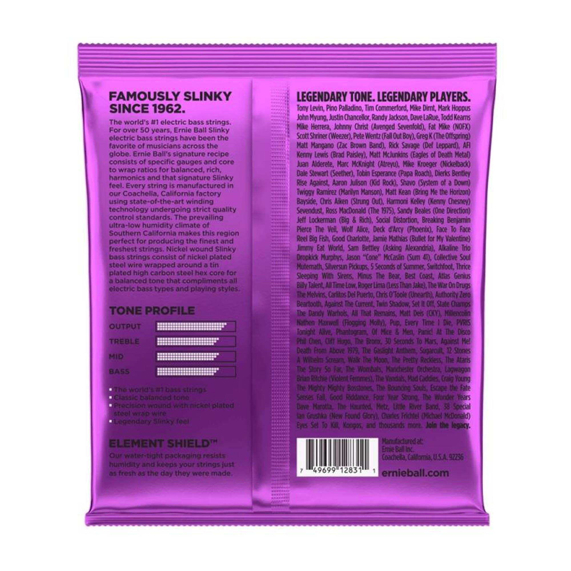 Cuerdas bajo Ernie Ball 2831 BASS POWER SLINKY