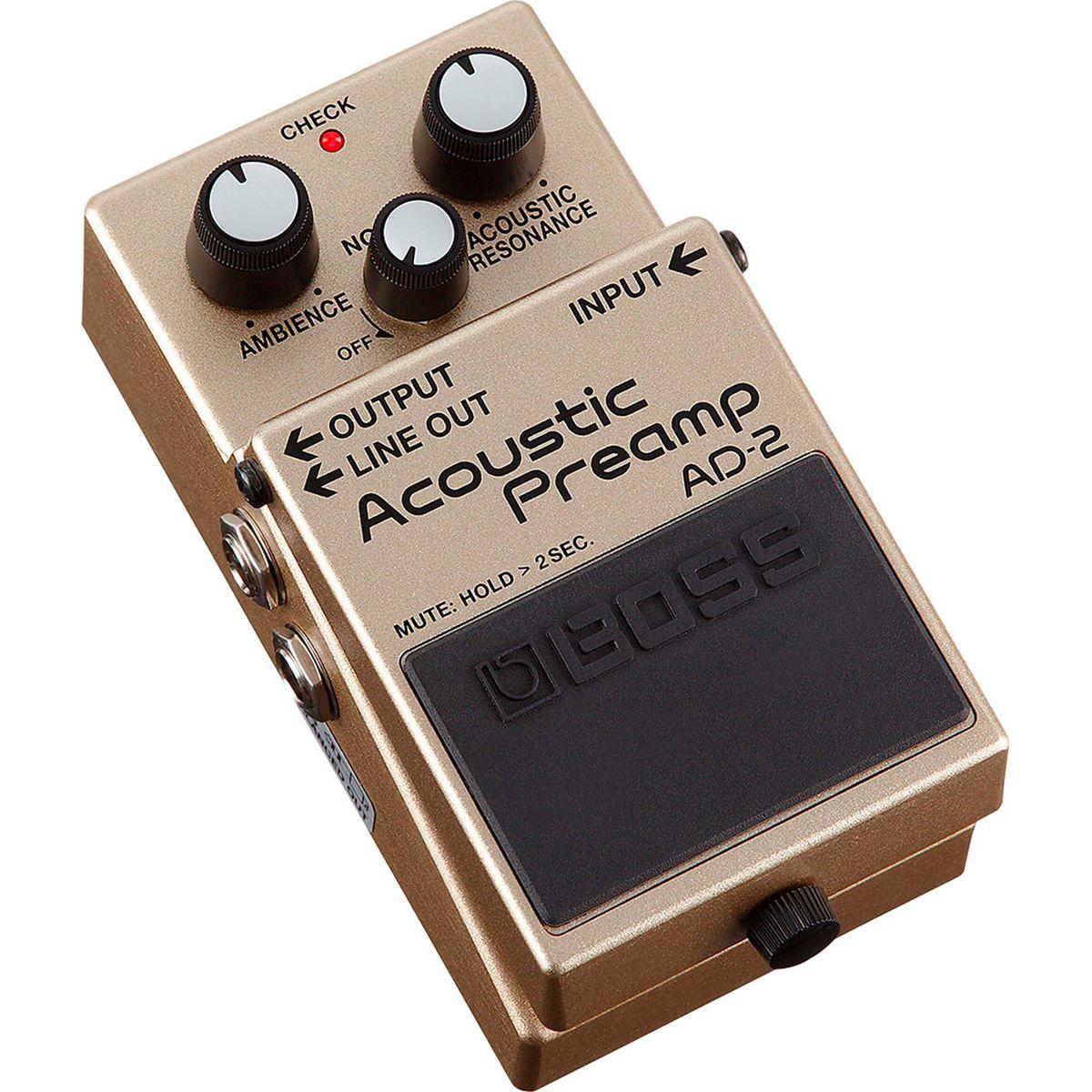Pedal Boss Preamplificador acústico AD-2