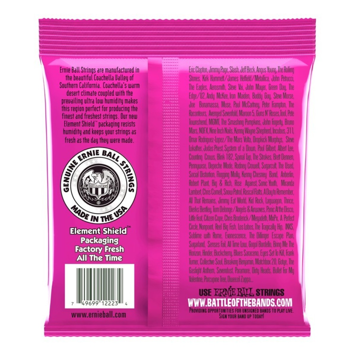 Set de Cuerdas guitarra eléctrica 009 Ernie Ball 2223 SUPER