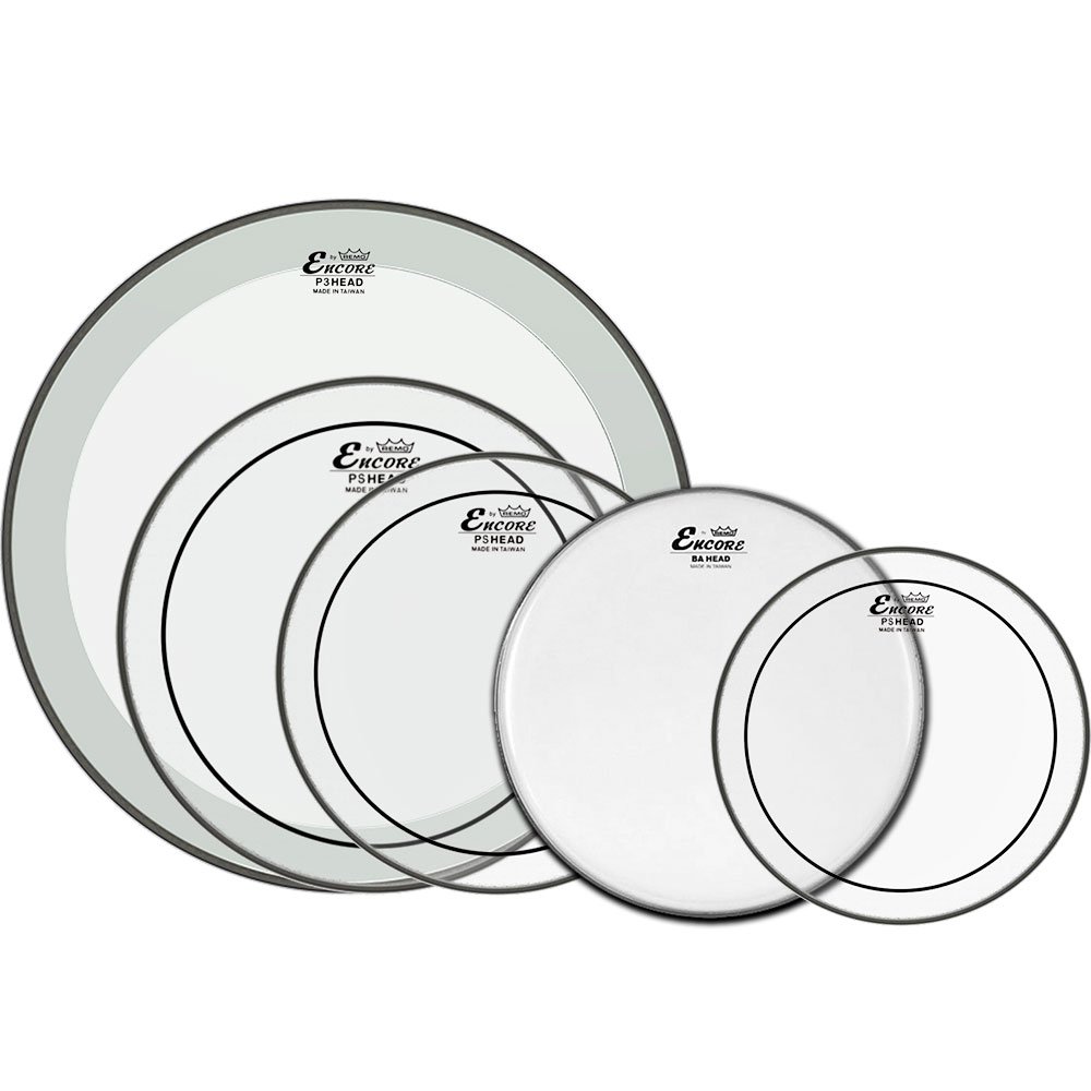 Set de parches Remo 10, 12, 14, 16, 22 " Encore EN-PS50-PP
