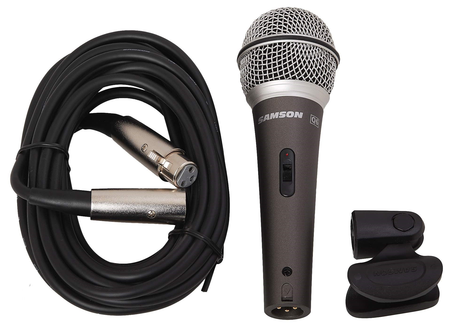 Micrófono Dinámico Samson Q6 Con Cable