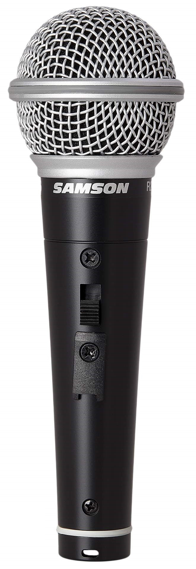 Micrófono dinámico Samson R21S con case y switch